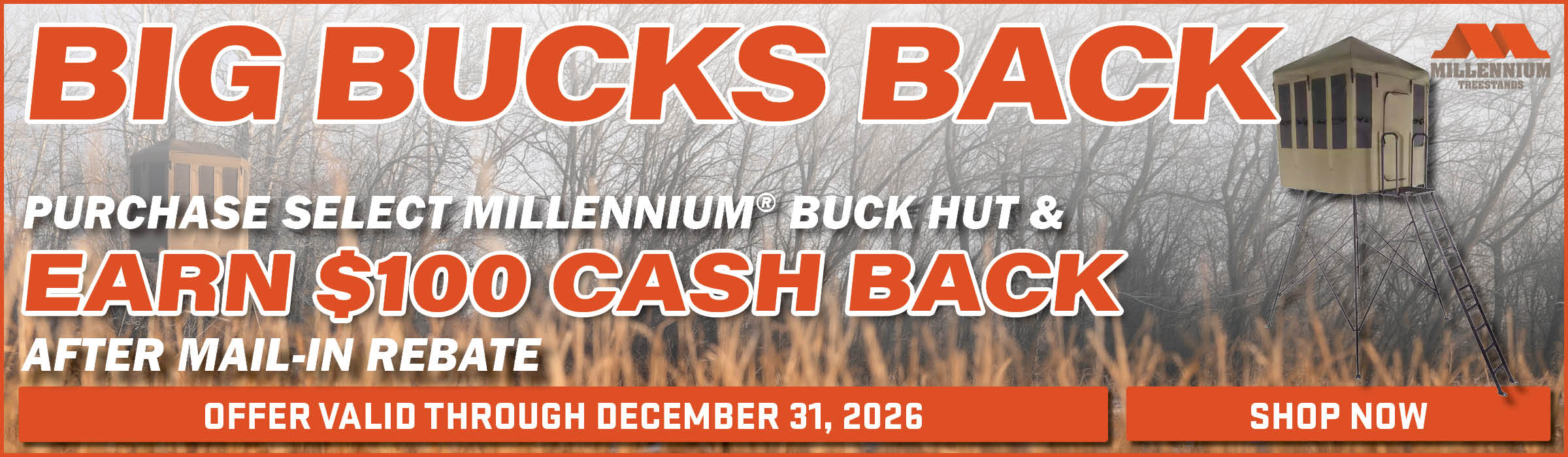 Millennium Treestands Rebate